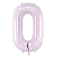 Zahlenballon 0-9 Lila Matt | 72cm