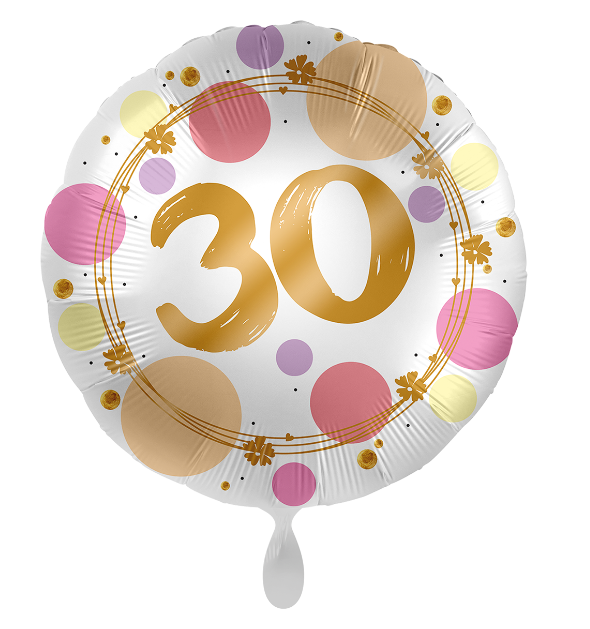 Shiny Dots rosa 30 | 43cm