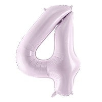 Zahlenballon 0-9 Lila Matt | 72cm