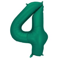 Zahlenballon 0-9 Grün Matt | 86cm