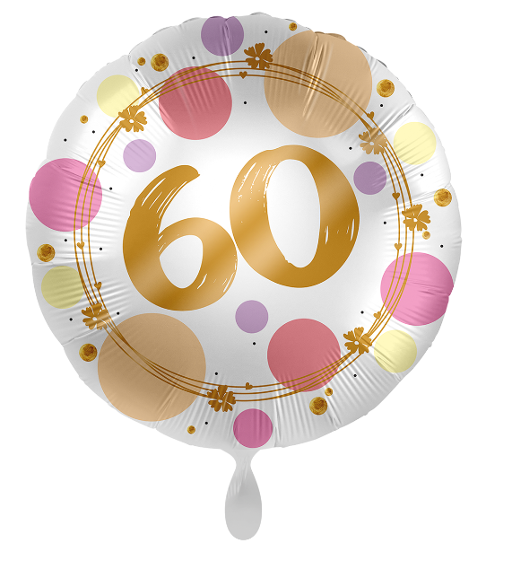 Shiny Dots rosa 60 | 43cm