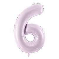 Zahlenballon 0-9 Lila Matt | 72cm