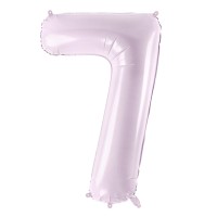 Zahlenballon 0-9 Lila Matt | 72cm