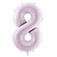 Zahlenballon 0-9 Lila Matt | 72cm
