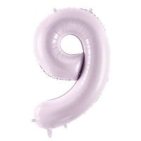 Zahlenballon 0-9 Lila Matt | 72cm