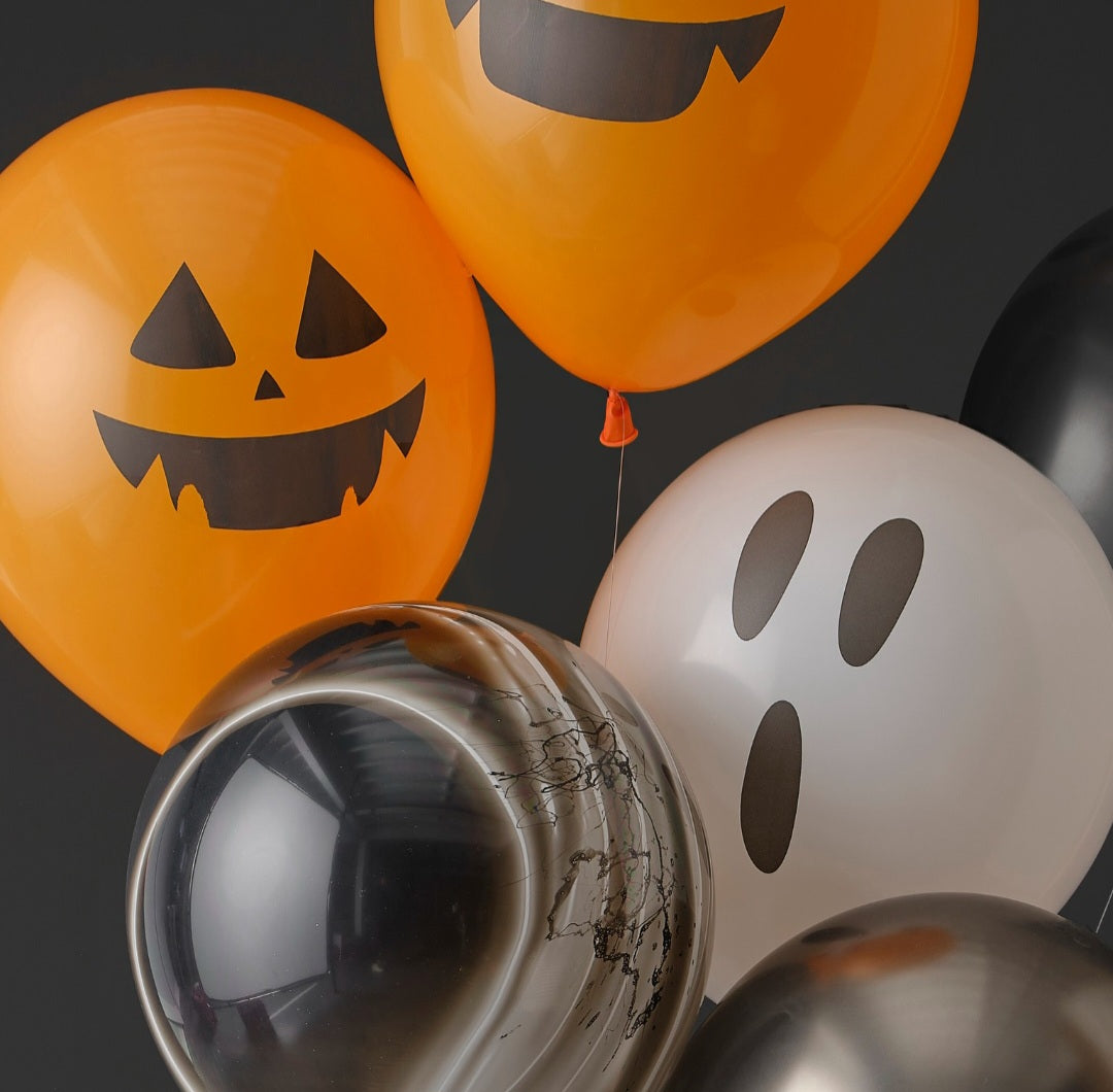 Halloween Ballon-Set 6er Pack 12" | 30cm |