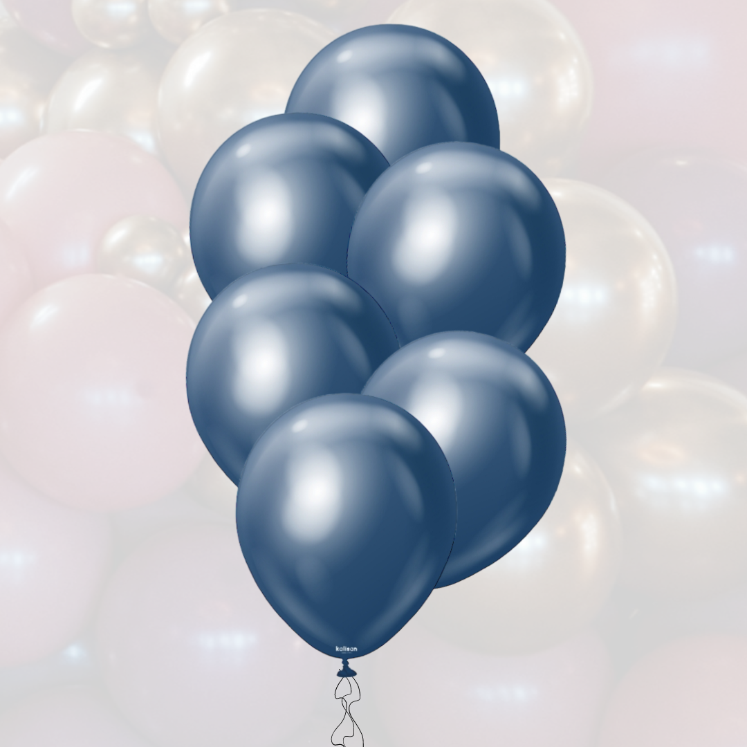 Ballon-Set 12" | 30cm | Mirror Navy