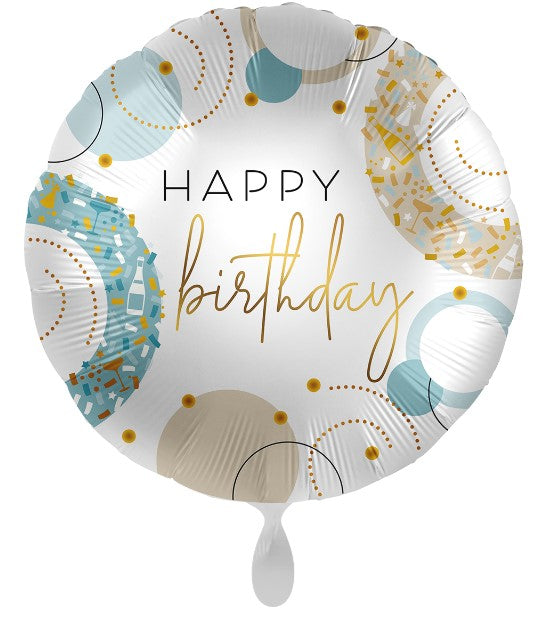 Happy Birthday GoldenBlue | 43cm