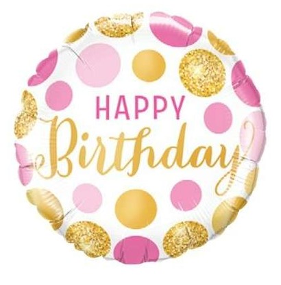 Happy Birthday PinkDots | 43cm