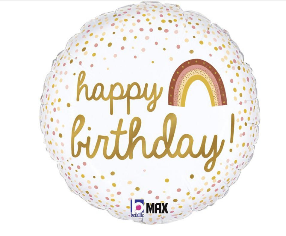 Happy Birthday Rainbow | 43cm