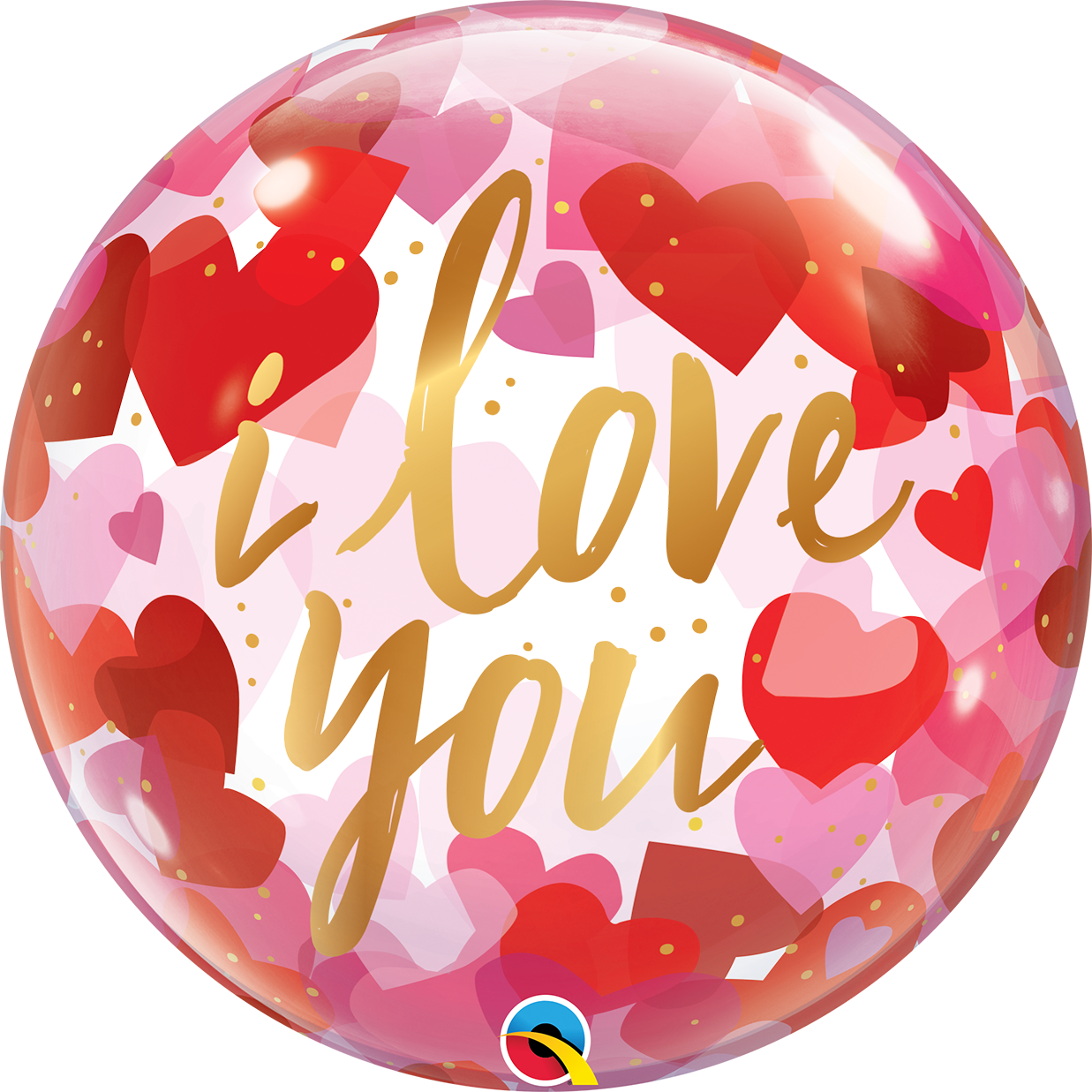 Bubble I Love You | 55cm | inkl. Heliumfüllung
