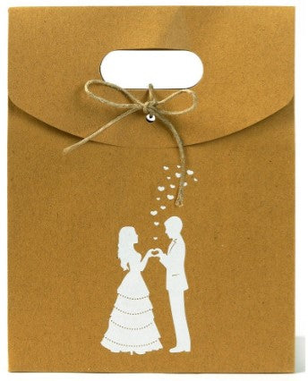 Geschenktüte | Liebespaar | 29cm x 19cm x 9cm
