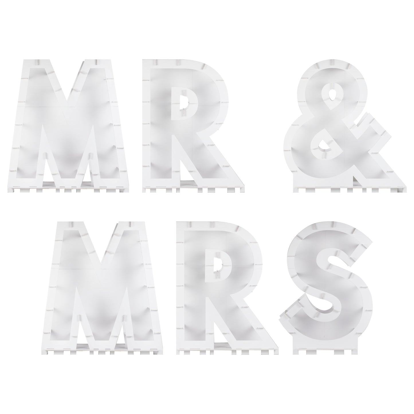 MR & MRS Mosaik weiß | 325cm x 63cm