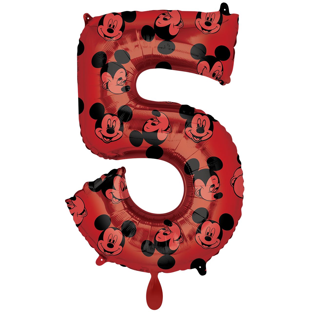 Mickey Zahl 5 | 86cm | inkl. Heliumfüllung