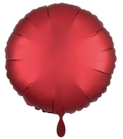 Rund Matt Rot | 43cm