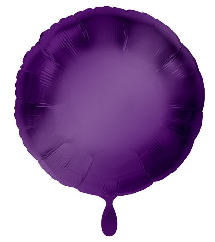 Rund Glanz Lila | 43cm