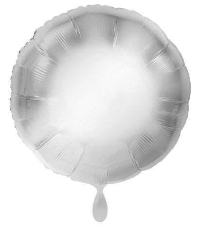 Rund Glanz Silber | 43cm