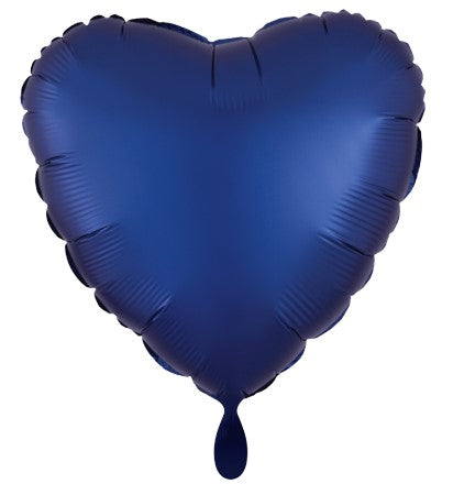 Herz Matt Blau | 43cm
