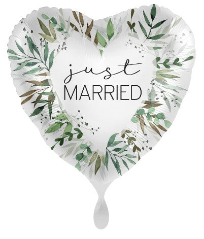 Just Married Greenery | 43cm