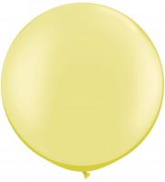 Riesenballon Macaron Gelb | 24" | inkl. Heliumfüllung