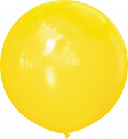 Riesenballon Standard Gelb | 24" | inkl. Heliumfüllung