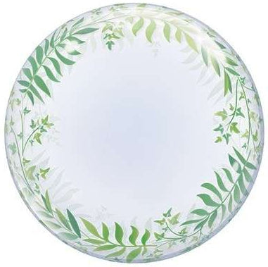 Bubble Elegant Greenery | 60cm | inkl. Heliumfüllung