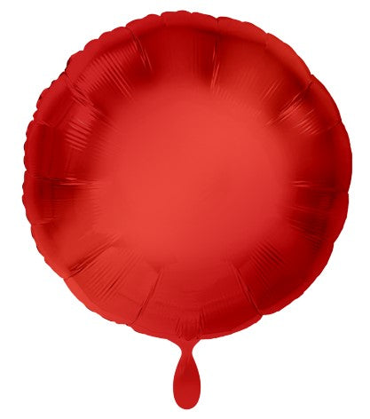 Rund Glanz Rot | 43cm