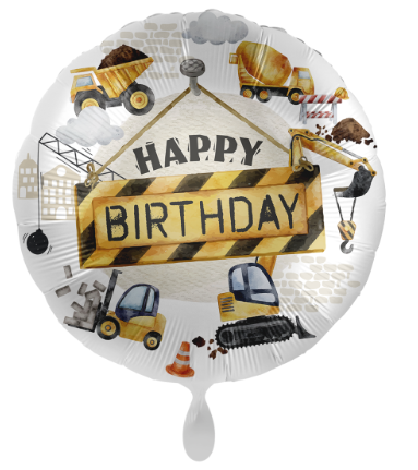 Happy Birthday Baustelle | 43cm