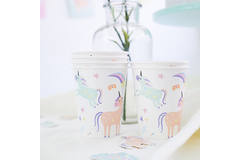 Becher Einhorn | 250ml | 6 Stück