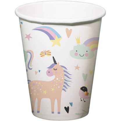 Becher Einhorn | 250ml | 6 Stück