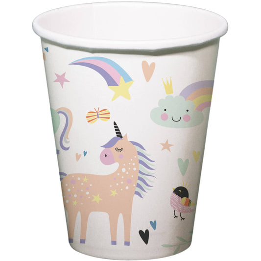 Becher Einhorn | 250ml | 6 Stück