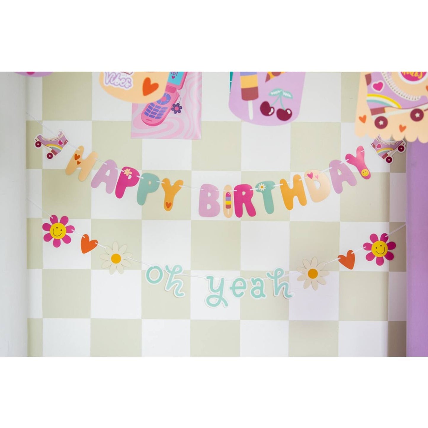 Buchstabengirlande Girlz | 1,5m