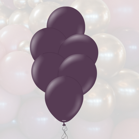 Ballon-Set 12" | 30cm | Standard Plum