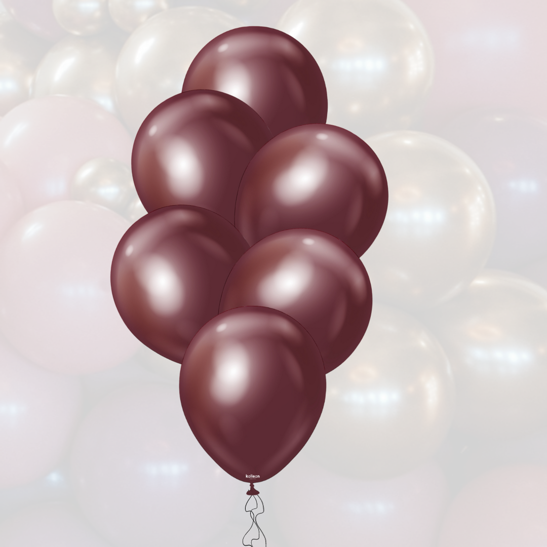 Ballon-Set 12" | 30cm | Mirror Burgundy