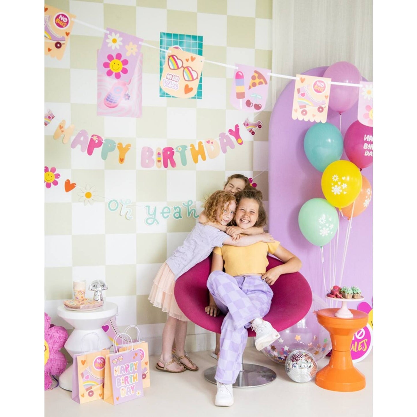Buchstabengirlande Girlz | 1,5m