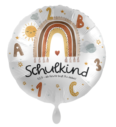 Schulkind Regenbogen | 43cm