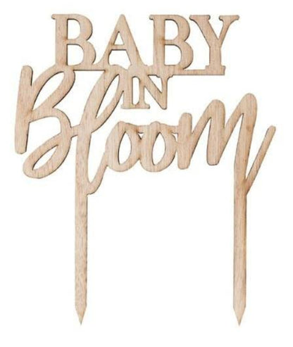 Cake Topper | Holz | Baby in Bloom