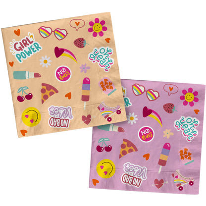 Servietten Girlz | 33x33 cm | 20 Stück