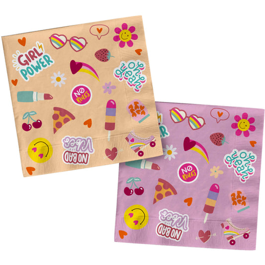 Servietten Girlz | 33x33 cm | 20 Stück