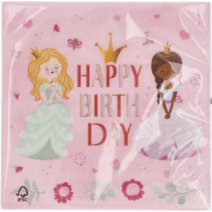 Servietten Prinzessin | 33x33 cm | 20 Stück
