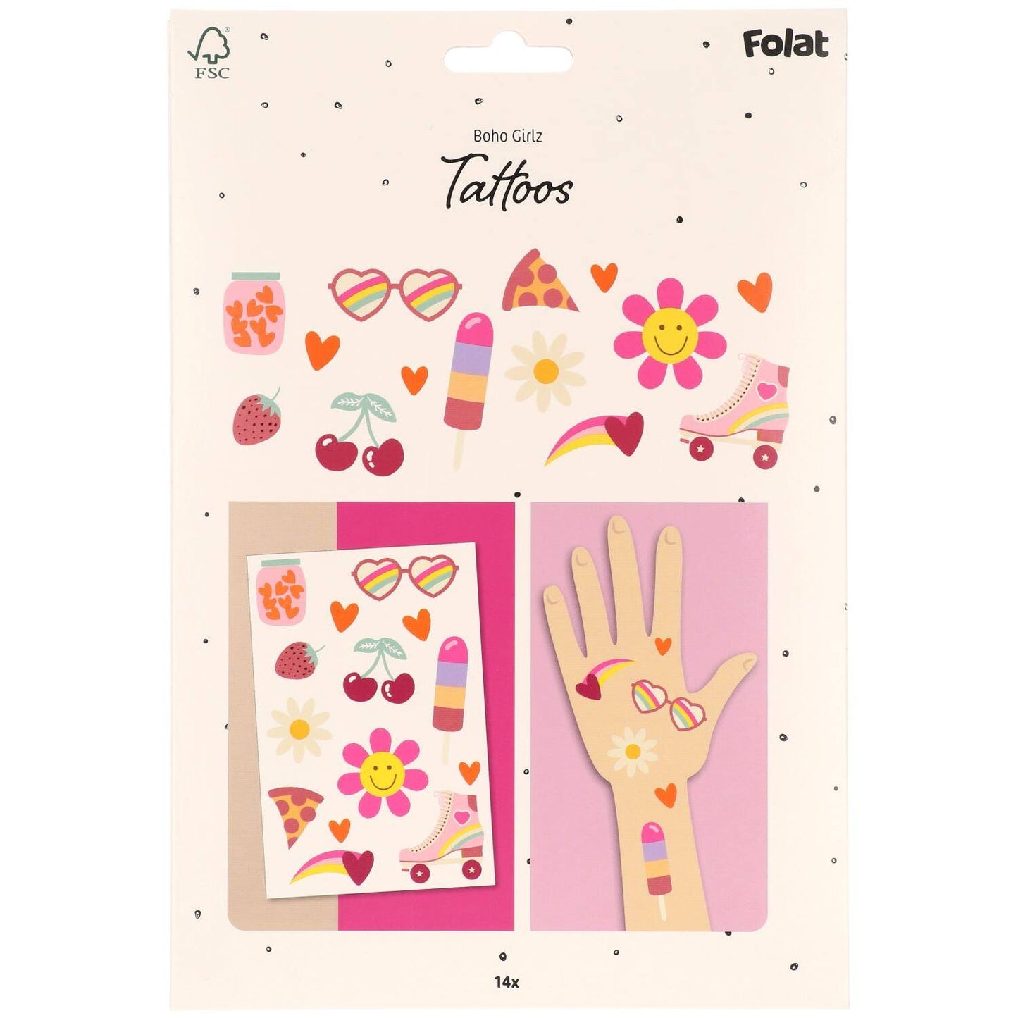 Tattoos Girlz | 1 Bogen | 14 Motive