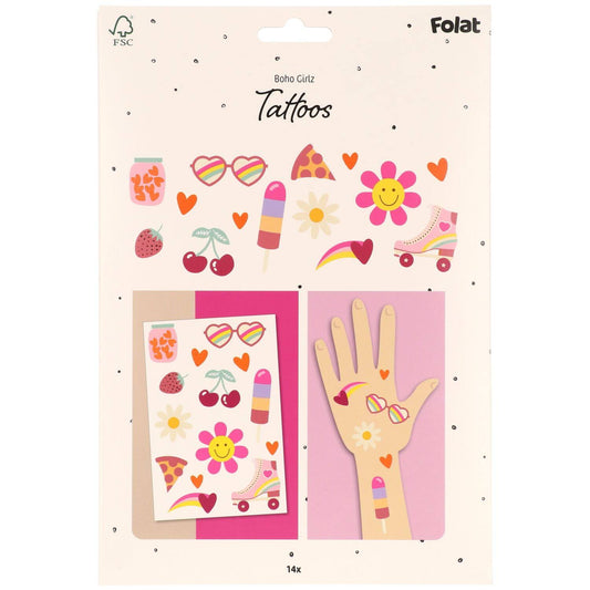 Tattoos Girlz | 1 Bogen | 14 Motive