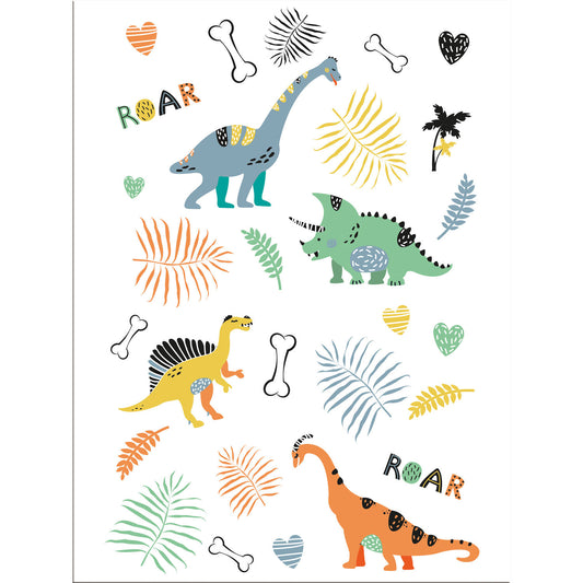 Tattoos Dino | 1 Bogen |30 Motive