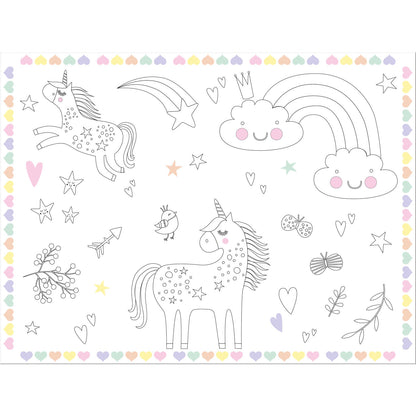 Tischset Einhorn | 40x30cm | 6 Stück