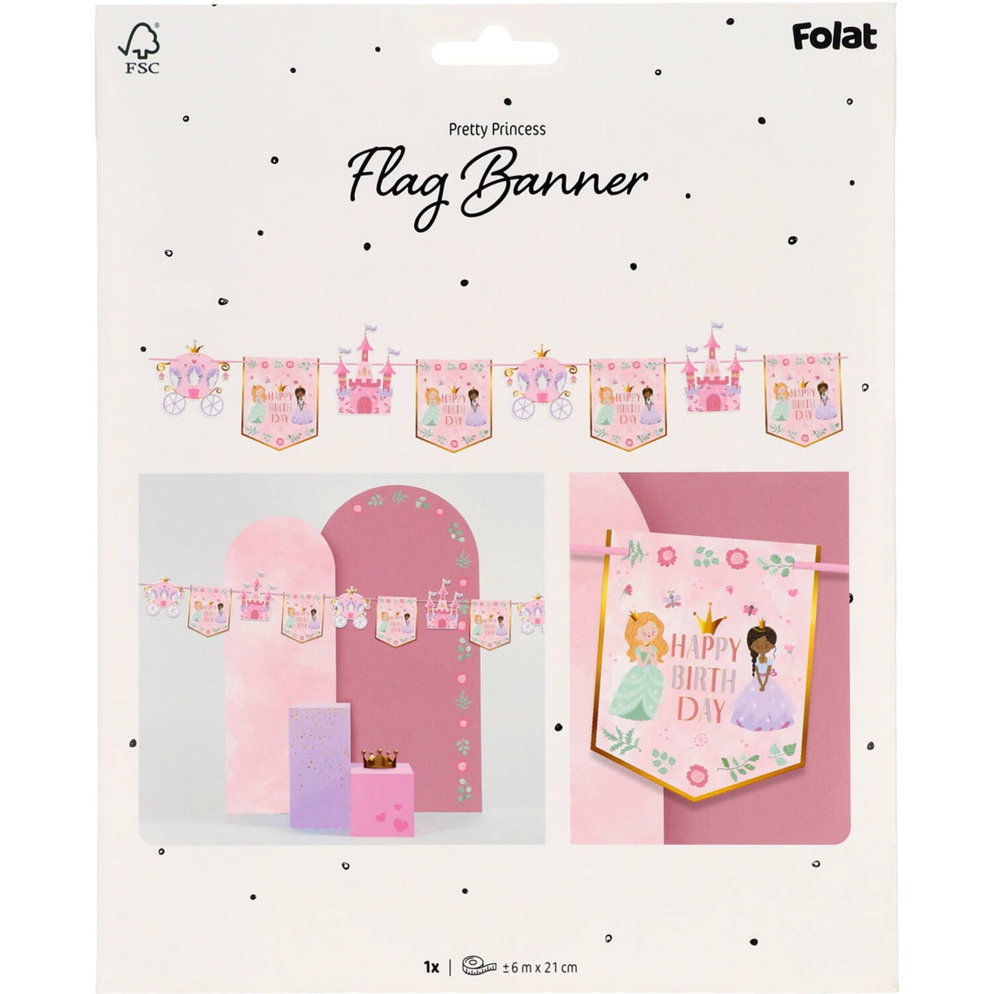 Wimpelkette Prinzessin| 6m