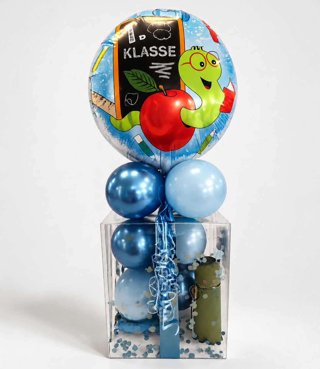 Aktionsbox Schuleinführung | Mittel 25x25x30cm | inkl. Folienballon