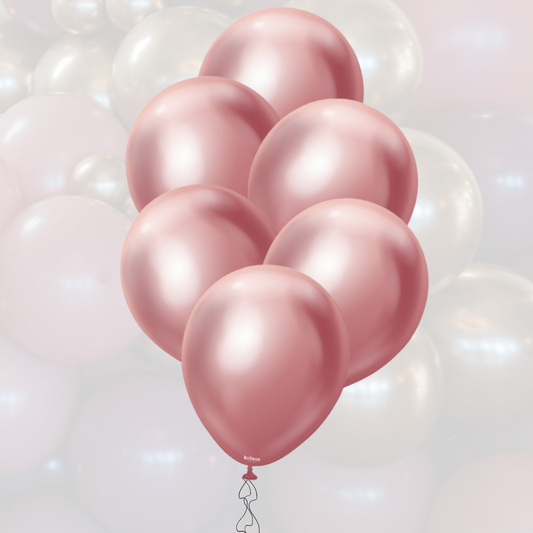 Ballon-Set 12" | 30cm | Mirror Pink