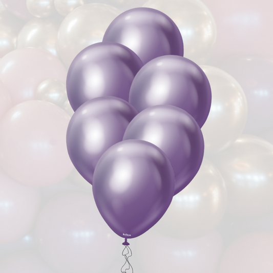 Ballon-Set 12" | 30cm | Mirror Violett