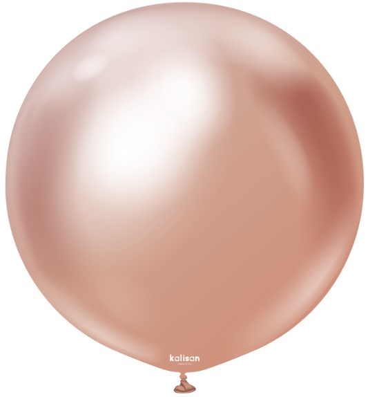 Riesenballon Mirror Roségold | 24" | inkl. Heliumfüllung