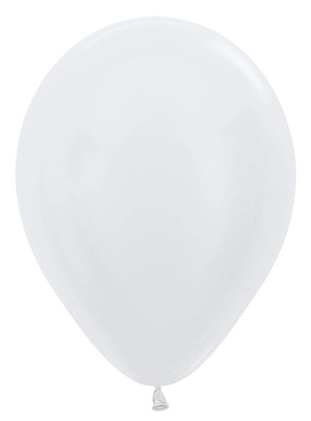 Pearl White | 12" | inkl. Heliumfüllung